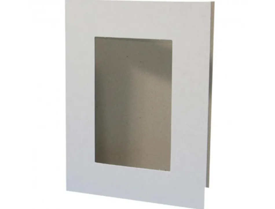 Cadre carton cleopatre a poser rectangulaire 22x17cm coloris blanc lot de 30 cadres