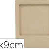 Cadre magnetique decopatch papier mache 8x9cm coloris brun