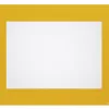 Cadre marquage sol durable a4 adhesif non permanent coloris jaune