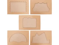 Cadres en carton sodertex fantaisie 15,5x10,5cm lot de 10 pieces 1 coloris