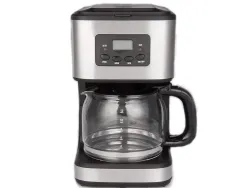 Cafetiere inox programmable 12 tasses "caf control"