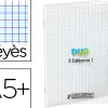 Cahier agrafé conquérant duo 2en1 polypropylène a5+ 17x22cm 96 pages séyès 90g