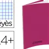 Cahier agrafé conquérant polypropylène a4+ 24x32cm 48 pages séyès 90g coloris rose