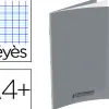 Cahier agrafé conquérant polypropylène a4+ 24x32cm 48 pages séyès 90g coloris gris