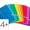 Cahier agrafe oxford classique carte pelliculee brillante a4+ 24x32cm 96 pages 90g 5x5mm marge 8