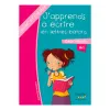 Cahier apprentissage hamelin serpodile j apprends a ecrire en majuscule baton 44 pages avec stylo