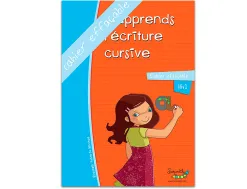 Cahier apprentissage hamelin serpodile j apprends l ecriture cursive a5 50 pages avec stylo