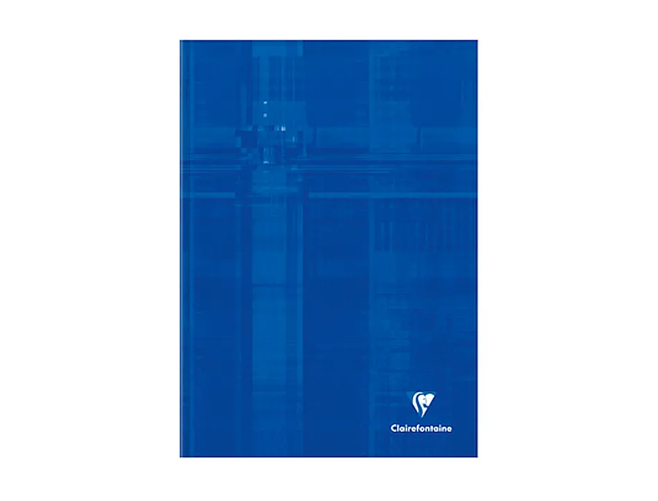 Cahier broché clairefontaine papier vélin velouté rembordé rigide a4 21x29,7cm 192 pages 90g 5x5mm