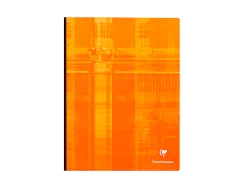 Cahier broché clairefontaine papier vélin velouté couverture souple pelliculée a4+ 24x32cm 190 pages 90g 5x5mm