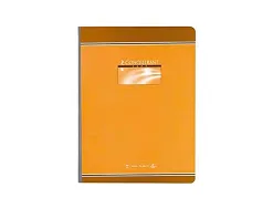 Cahier broché conquérant sept couverture offset a5+ 17x22cm 192 pages 70g séyès
