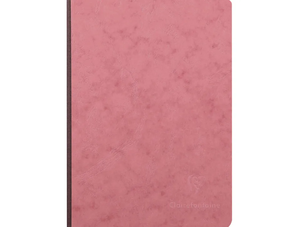 Cahier brochure clairefontaine age bag nomaddict a4 19,2x21cm 192 pages uni coloris rose