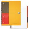 Cahier bureau oxford filingbook optik paper 4 sections 200 pages 5x5mm 3 intercalaires détachables pochette rangement