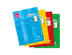 Cahier clairefontaine ecriture pique special dys 170x220mm 48p reglure cadre et lignes 4 couleurs et