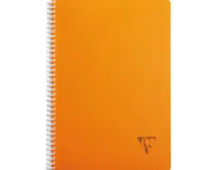 Cahier clairefontaine linicolor reliure intégrale assortiment fresh a4 21x29,7cm 180 pages 90g séyès