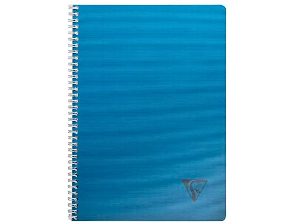 Cahier clairefontaine linicolor intensive reliure intégrale a4 21x29,7cm 100 pages 90g réglure 5x5mm coloris assortis
