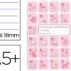 Cahier clairefontaine maternelle couverture carte offset 17x22cm 32 pages 16 lignées 18mm/16 unies 90g coloris rose