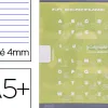 Cahier clairefontaine maternelle couverture carte offset 17x22cm 32 pages 16 double ligne 4mm/16 unies 90g vert