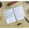 Cahier clairefontaine my dailyplanner nomaddict reliure integrale 148x210mm 250p detachables reglure