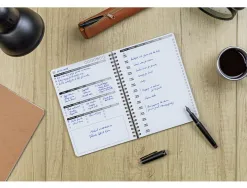 Cahier clairefontaine my dailyplanner nomaddict reliure integrale 148x210mm 250p detachables reglure