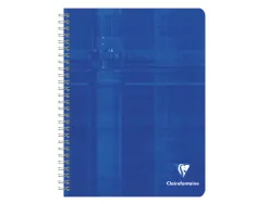 Cahier clairefontaine papier vélin velouté couverture pelliculée reliure intégrale a5+ 17x22cm 100 pages 90g séyès