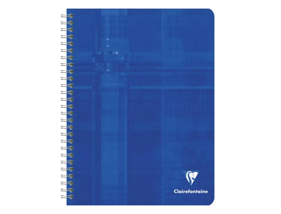 Cahier clairefontaine papier vélin velouté couverture pelliculée reliure intégrale a5+ 17x22cm 100 pages 90g séyès