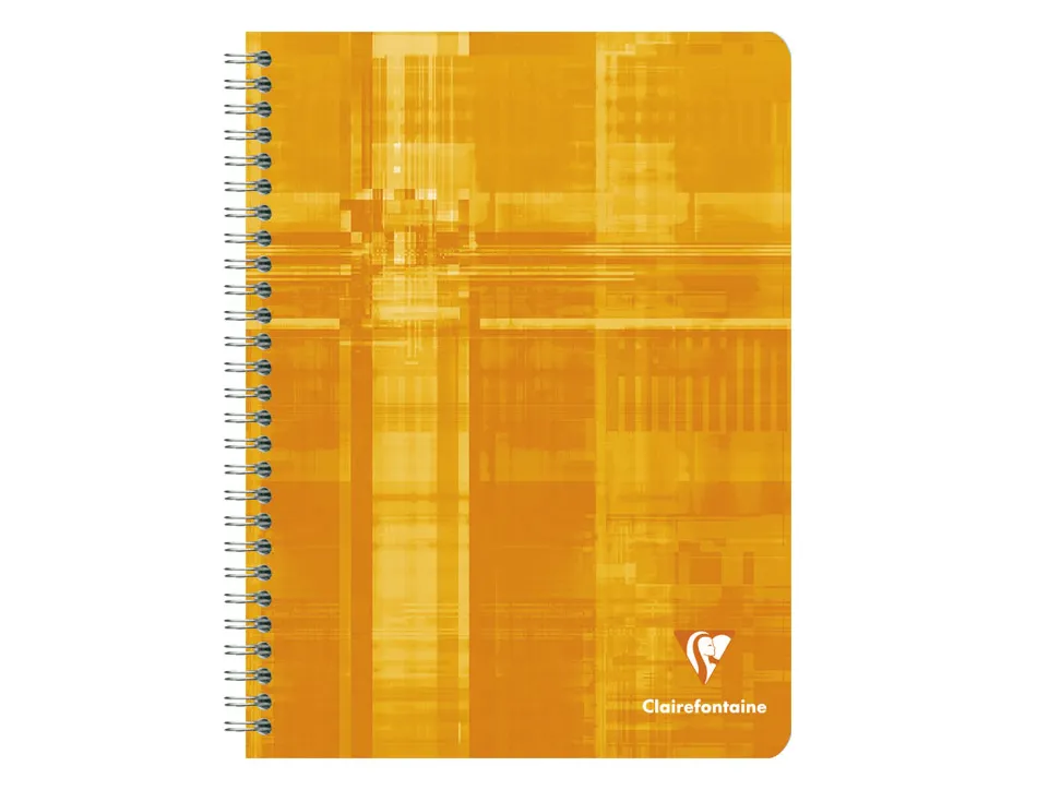 Cahier clairefontaine papier vélin velouté couverture pelliculée reliure intégrale a5+ 17x22cm 100 pages 90g séyès