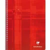 Cahier clairefontaine papier vélin velouté couverture pelliculée reliure intégrale a4 21x29,7cm 100 pages 90g séyès
