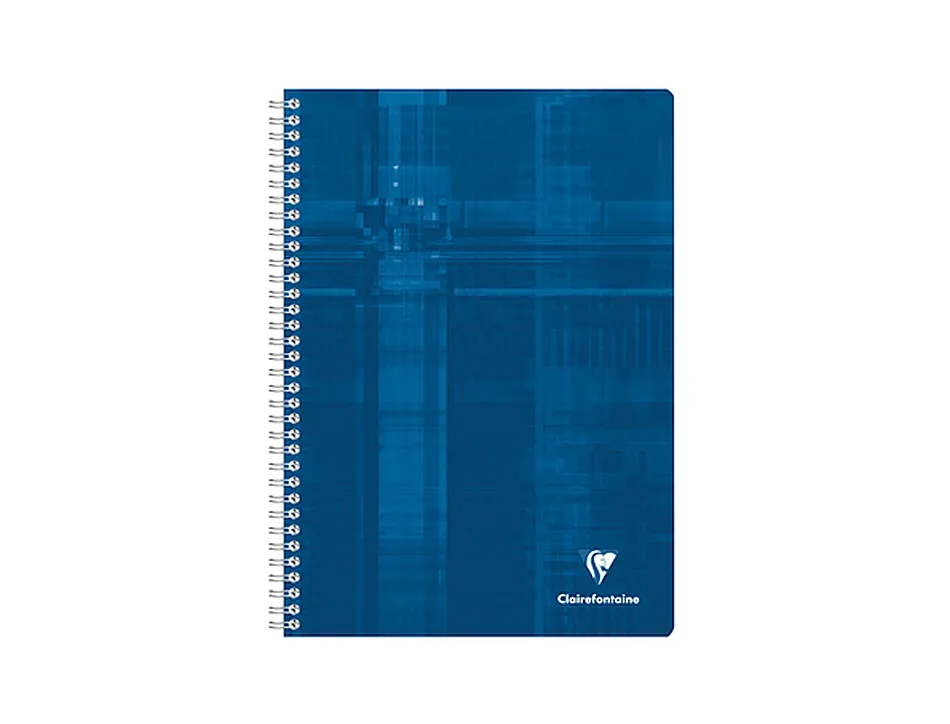 Cahier clairefontaine papier vélin velouté couverture pelliculée reliure intégrale a4 21x29,7cm 180 pages 90g séyès