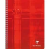 Cahier clairefontaine papier vélin velouté couverture pelliculée reliure intégrale a5+ 17x22cm 180 pages 90g séyès