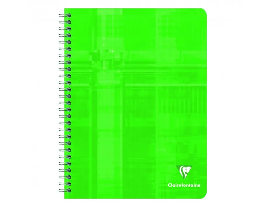 Cahier clairefontaine 17x22cm 100 pages seyes papier velin veloute 90g couverture pelliculee reliure integrale