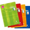 Cahier clairefontainte ecriture pique special dys 210x297mm 48p reglure cadre et lignes 4 couleurs et