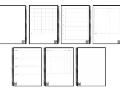 Cahier connecte bic rocketbook fusion executive reutilisable a5 42p avec stylo et serviette microfibre