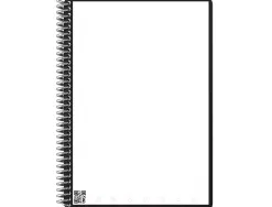 Cahier connecte bic rocketbook core letter reutilisable a4 32p pointillees avec stylo et