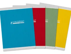 Cahier conquerant classique agrafe 240x320 48 pages 90g seyes recycle
