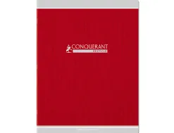 Cahier conquerant classique agrafe 240x320 48 pages 90g seyes recycle