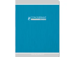 Cahier conquerant classique agrafe 170x220 96 pages 90g seyes recycle
