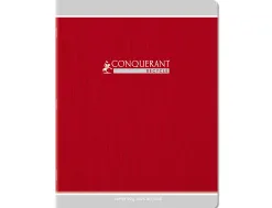 Cahier conquerant classique agrafe 170x220 96 pages 90g seyes recycle