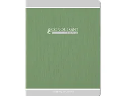 Cahier conquerant classique agrafe 170x220 96 pages 90g seyes recycle