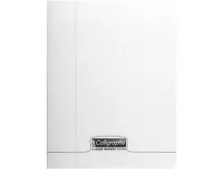 Cahier conquerant couverture pp rigide transparente 21x29,7cm 48p seyes 90g piqure incolore
