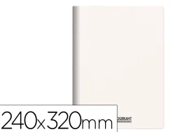 Cahier conquerant personnalisable agrafe 240x320mm 96 pages reglure unie 90g couverture carte brut