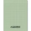 Cahier conquerant poplypropylene papier velin extra pastel 17x22 cm 96 pages piqure 90g seyes vert
