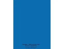 Cahier conquerant poplypropylene indechirable et lavable papier velin extra 24x32 cm 96 pages 5x5 piqure