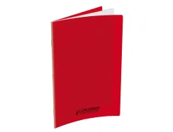 Cahier conquerant poplypropylene indechirable et lavable papier velin extra 24x32 cm 60 pages seyes
