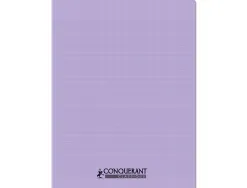 Cahier conquerant poplypropylene indechirable et lavable papier velin extra 24x32 cm 96 pages seyes