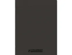 Cahier conquerant poplypropylene indechirable et lavable papier velin extra 24x32 cm 96 pages seyes