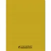 Cahier conquerant poplypropylene indechirable et lavable recycle 24x32 cm 96 pages seyes piqure 90g
