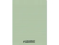 Cahier conquerant poplypropylene indechirable et lavable papier velin extra 24x32 cm 96 pages seyes