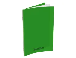 Cahier conquerant poplypropylene indechirable et lavable papier velin extra 24x32 cm 60 pages seyes