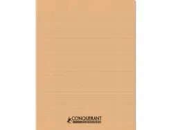 Cahier conquerant poplypropylene indechirable et lavable papier velin extra 24x32 cm 96 pages seyes