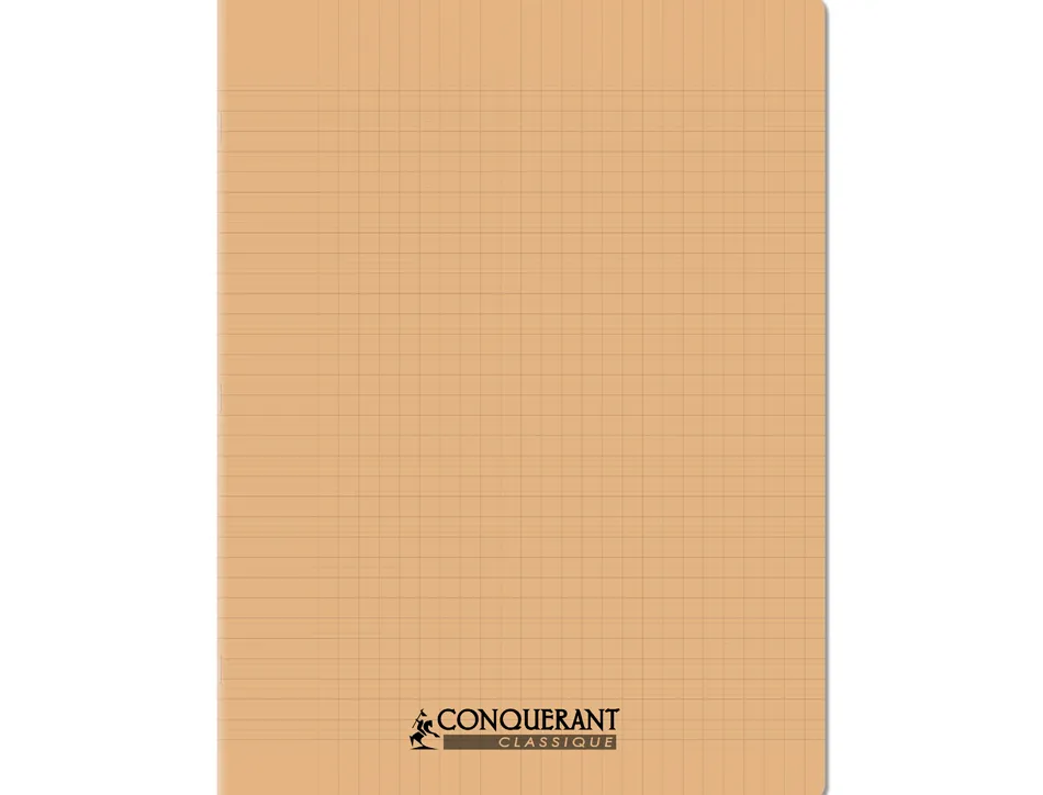 Cahier conquerant poplypropylene indechirable et lavable papier velin extra 24x32 cm 96 pages seyes